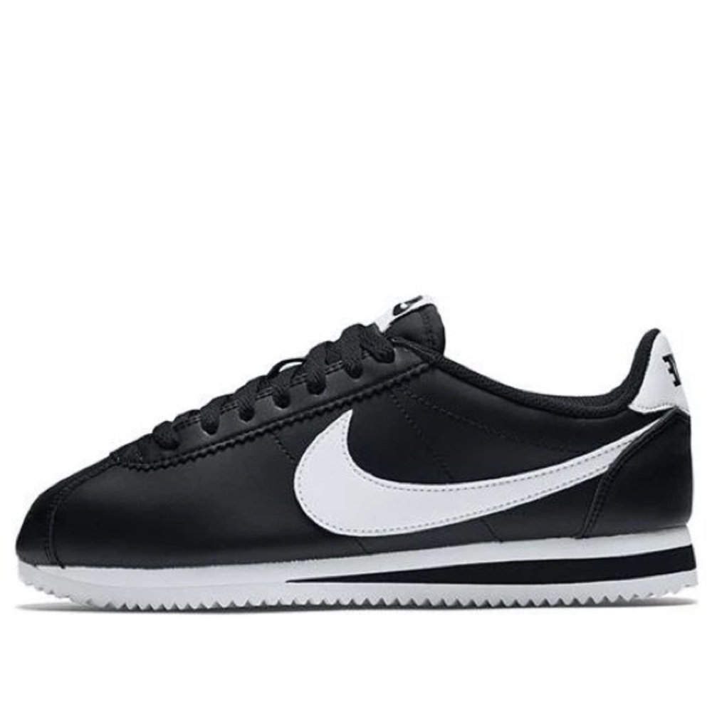 Nike Black and White Classic Cortez Sneakers